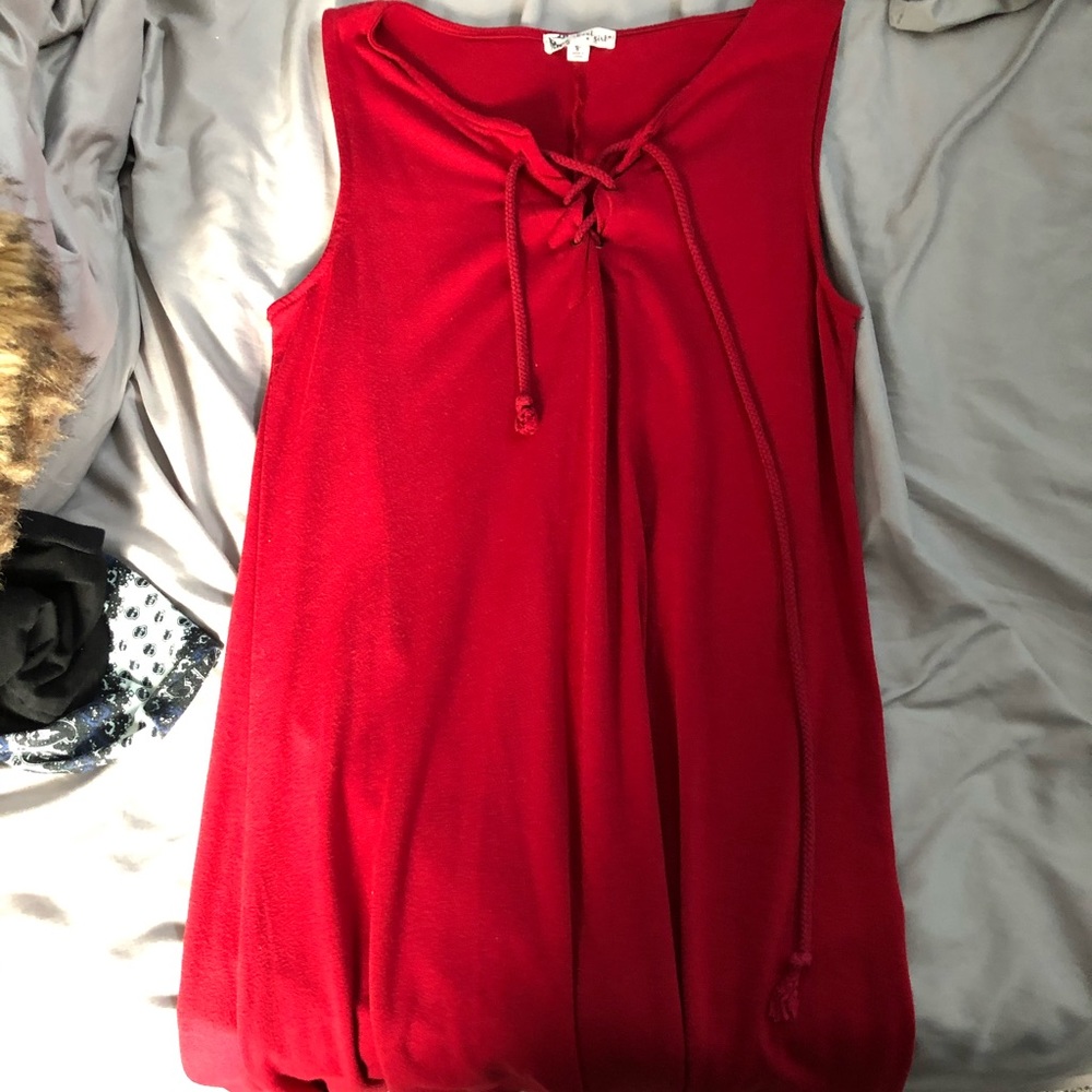 Red dress